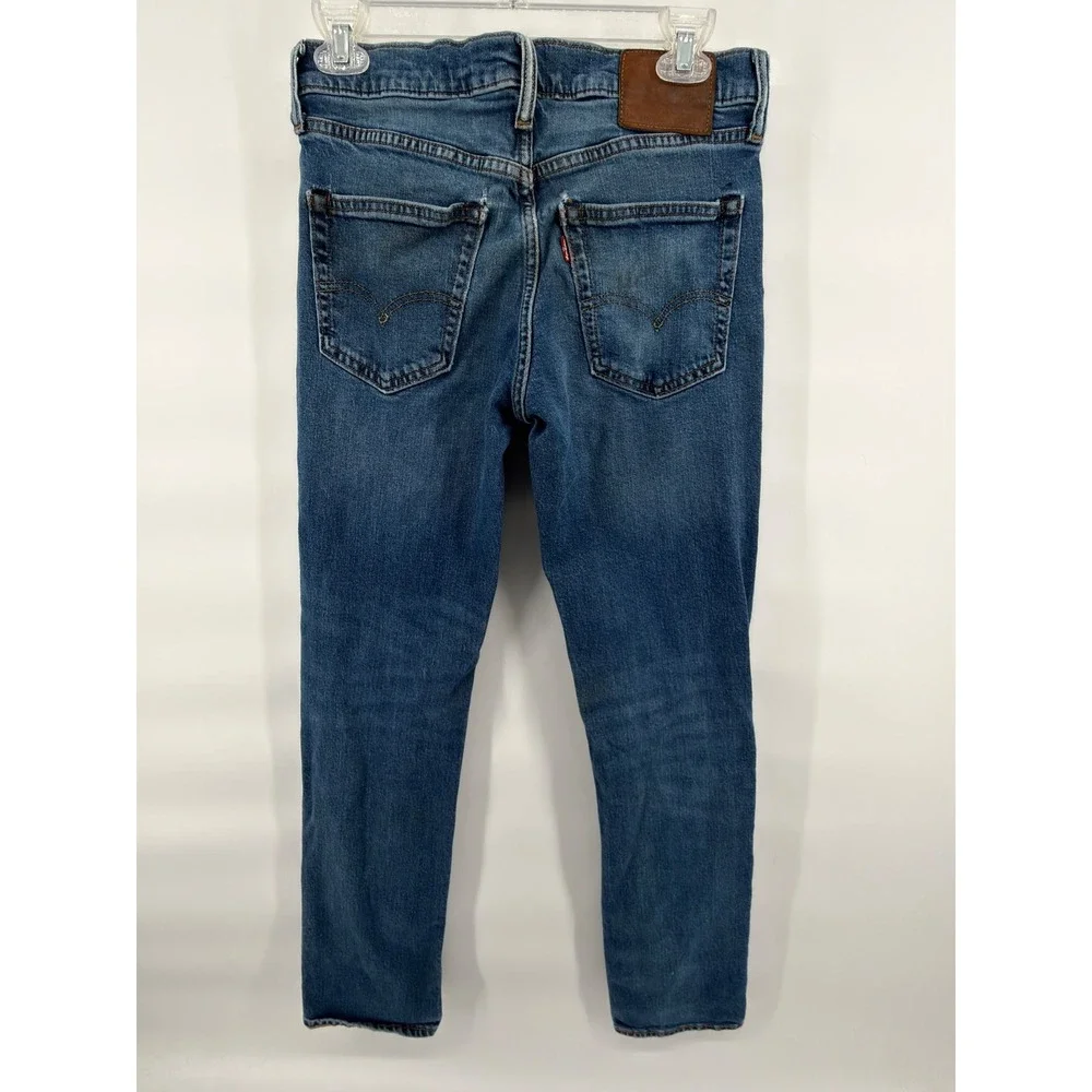 Levi's Premium WaterLess Mens Slim Stretch Denim Jeans Big E Dark‎ Wash